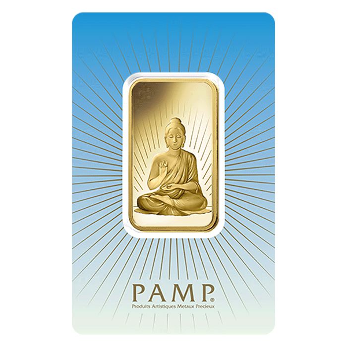Buddha 1 oz Gold Bar Pamp Suisse | Gainesville Coins ®