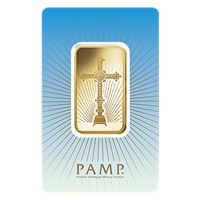 romanesque cross gold bar pamp