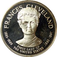 frances cleveland sterling silver round
