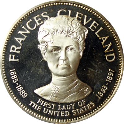 frances cleveland sterling silver round