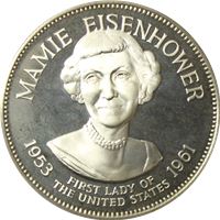 mamie eisenhower proof sterling silver