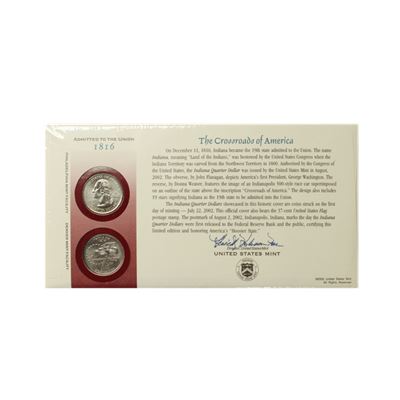 indiana coin quarter set sealed