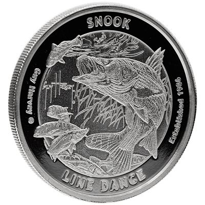 guy harvey proof silver round