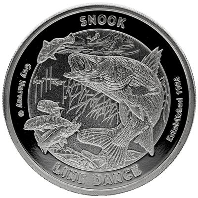 guy harvey proof silver round