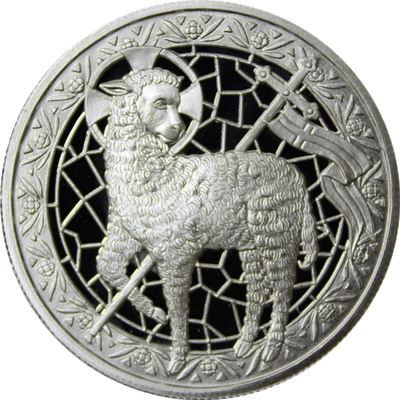 lamb god silver round pure