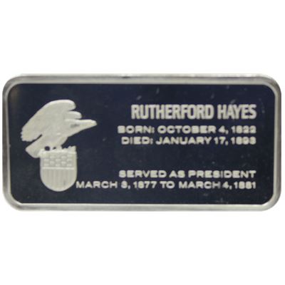 rutherford hayes proof sterling silver