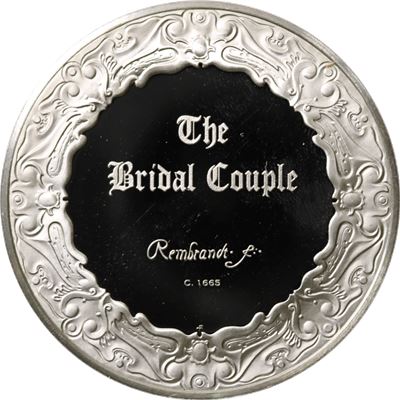 rembrandt the bridal couple sterling