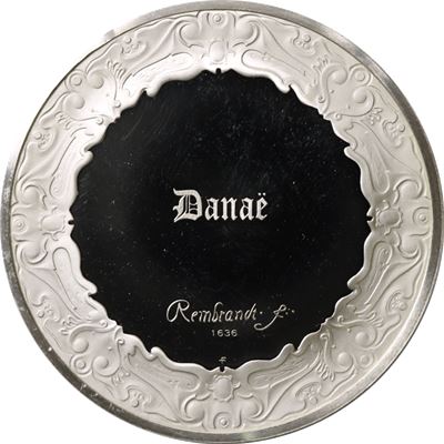 rembrandt danae sterling silver proof