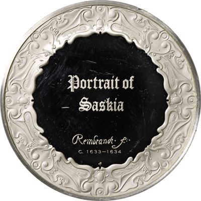 rembrandt portrait saskia sterling silver