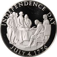 independence day sterling proof silver