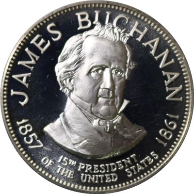 james buchanan proof sterling silver