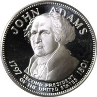 john adams proof sterling silver