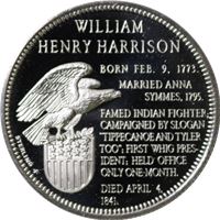 william harrison sterling proof silver