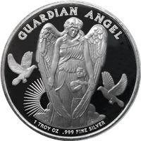 guardian angel silver coin niue