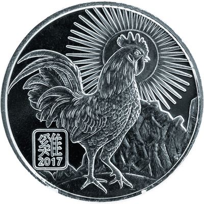 year the rooster silver round