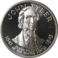 john tyler proof sterling silver