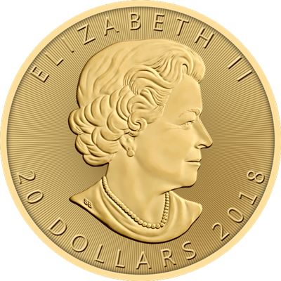 gold canadian maple leaf coin