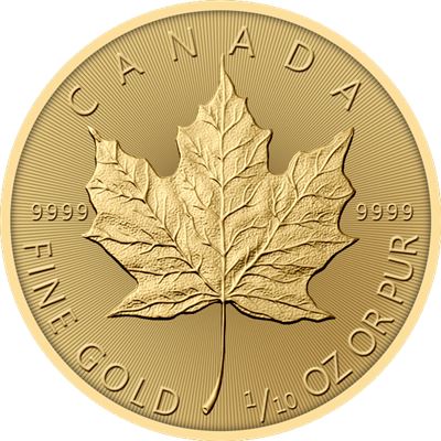 canadian gold maple leaf bullion