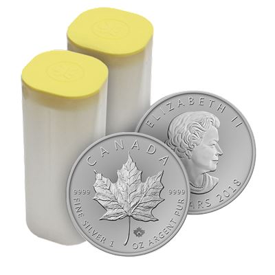 canadian silver maple leaf roll