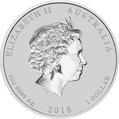 australia lunar dog coin silver
