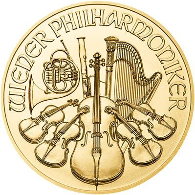 austrian gold philharmonic brilliant uncirculated