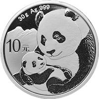 gram chinese silver panda coin