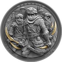 nizaris assassins silver coin niue
