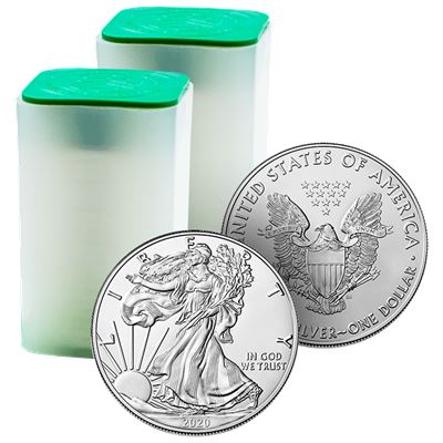 american silver eagle roll coins