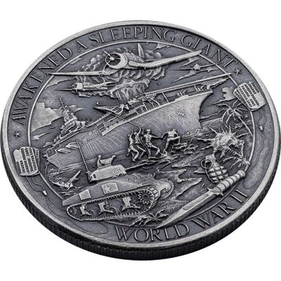 patriot world war silver round