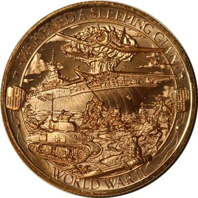 patriot copper round wwii