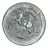 headless horseman silver round pure