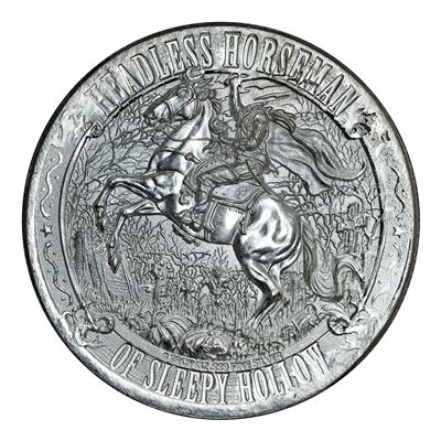 headless horseman silver round pure