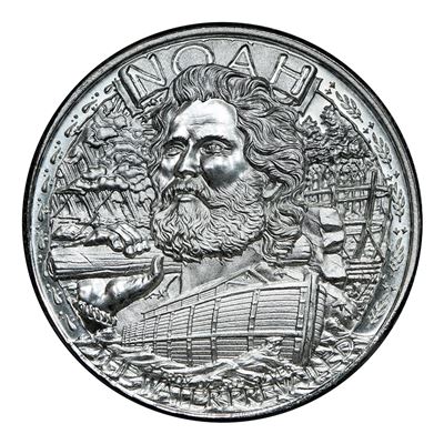 noah ark silver round pure