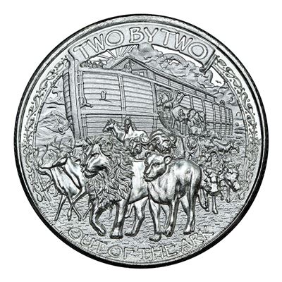 noah ark silver round pure