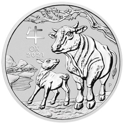 australia silver lunar coin perth