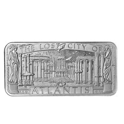atlantis silver bar mythical cities