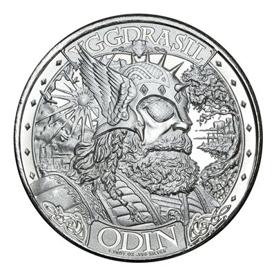 Asgard 1 oz Silver Round - Mythical Cities Series