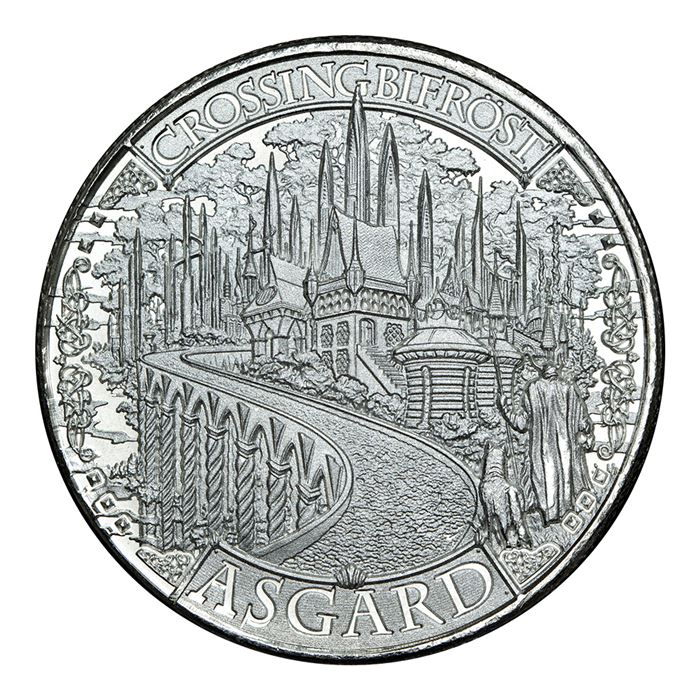 Asgard 1 oz Silver Round - Mythical Cities Series