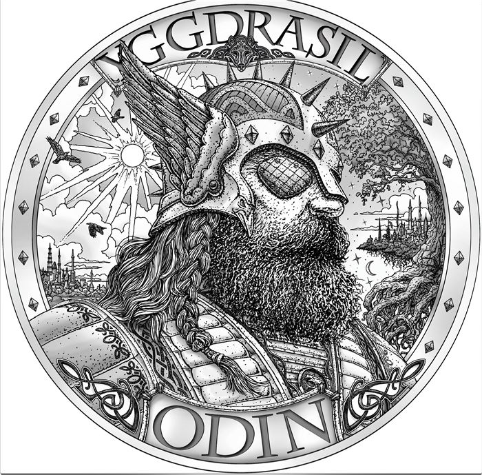 Asgard 1 oz Silver Round - Mythical Cities Series