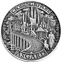 asgard silver round antique finish