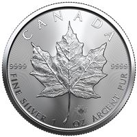 canadian silver maple leaf brilliant