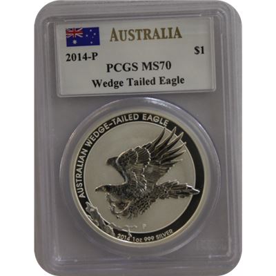 australia wedge tailed eagle pcgs