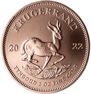 2022 1 oz South African Gold Krugerrand Gainesville Coins