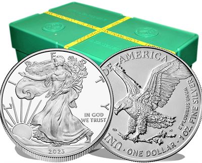 2023 American Silver Eagle - Monster Box of 500 Coins