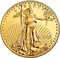 2023 1 oz American Gold Eagle Coin $50 BU | Gainesville Coins ®