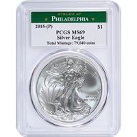 american silver eagle pcgs ms69