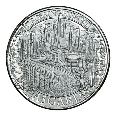 asgard silver round mythical cities