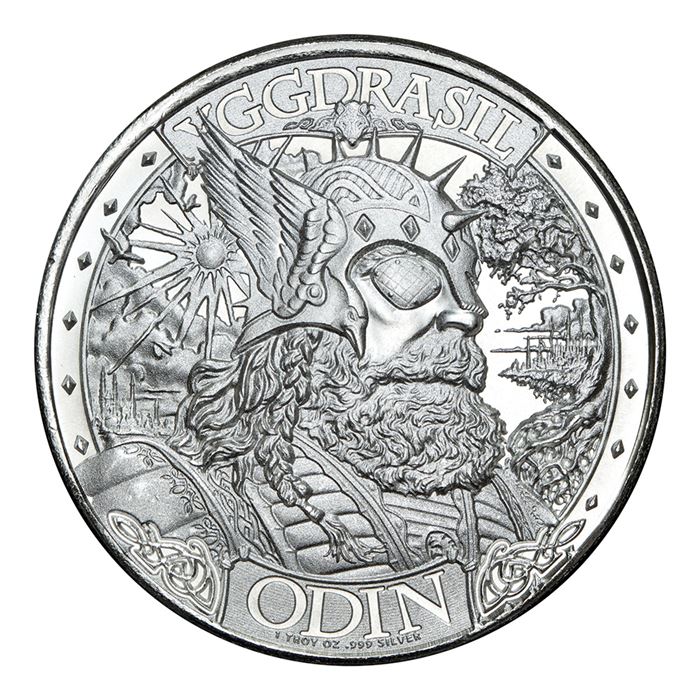Asgard 1 oz Silver Round - Mythical Cities Series .999 Pure