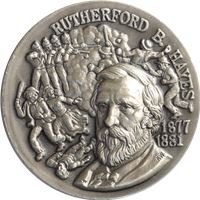 rutherford hayes high relief sterling