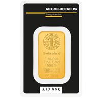 argor heraeus gold bar